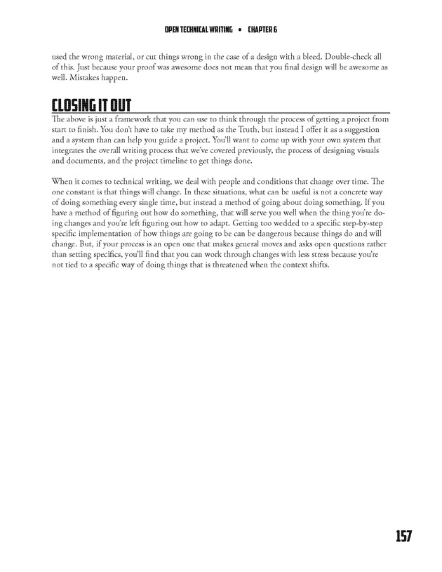 Open Technical Writing - New Page